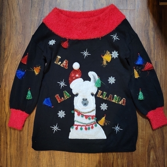 Holiday Time Sweaters - Holiday Time Women's Sweater Size L